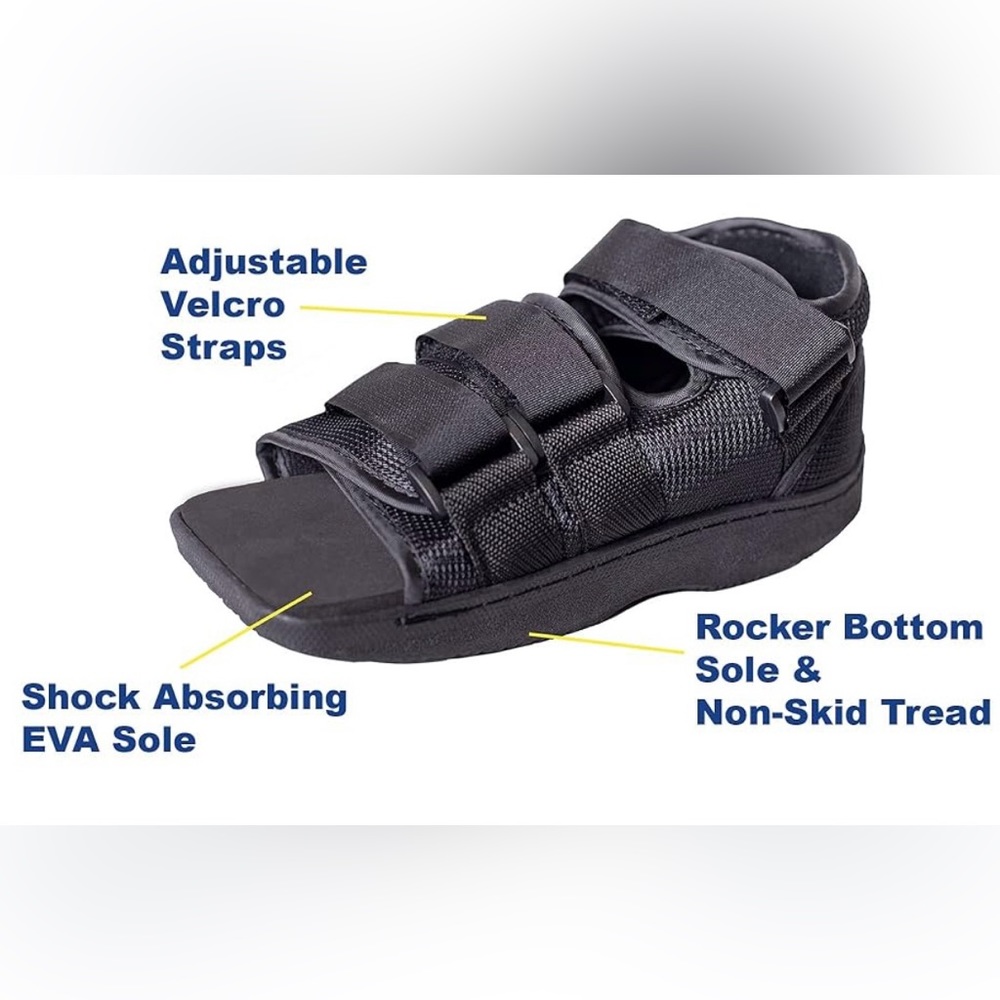 NWT Pediatric Post-Op Shoe Recovery From Foot Toe Fractures Surgery S